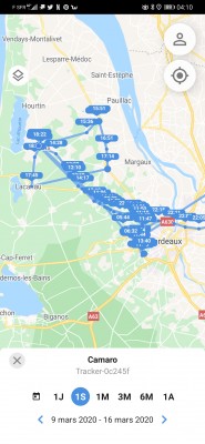 Aperçu lors d'un déplacement