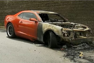 la camaro a eu chaud !